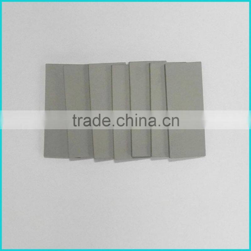 ungrounded wear resistant carbide flat