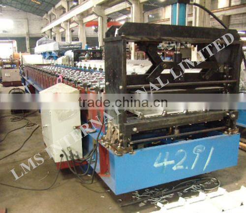 LMS Color steel roofing roll forming machine , Wall panel cold rolling mill