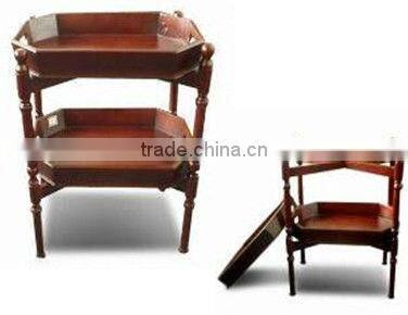 Removable Wooden Folding Tray Table