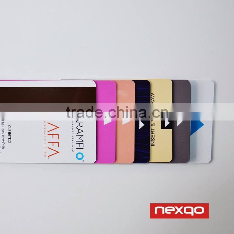 Plastic Hotel Magnetic Stripe Key Card, HICO/LOCO