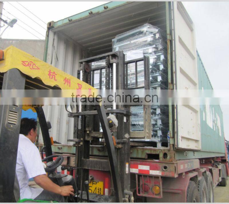 warehouse folding galvanized welded wire storage cage