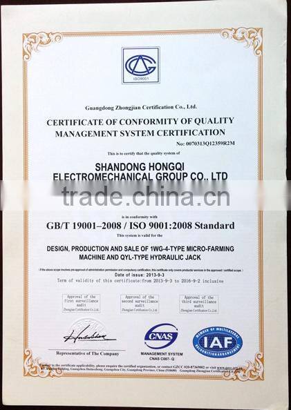 weifang factory directly supply cheap hand tractor / two wheels walking tractor