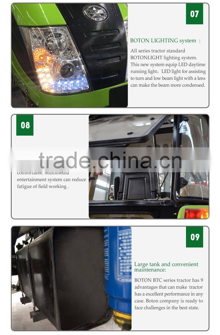 BOTON 2 wheeled working tractor BTC800-01 for 80hp