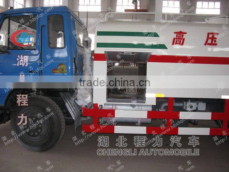 Dongfeng 185hps high pressure washing truck