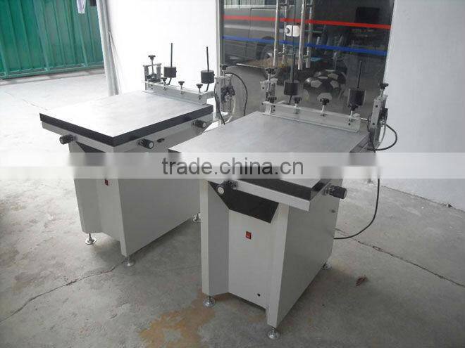 Vacuum adsorption flat bed screen printing machine