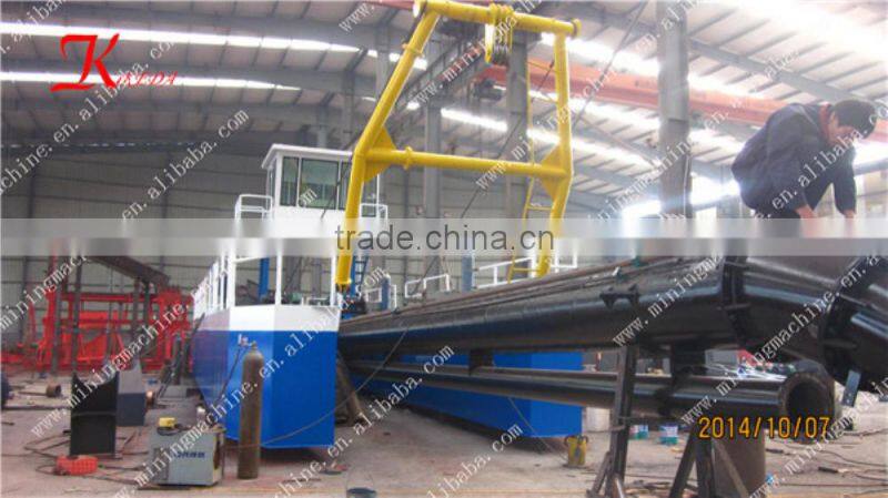 Mini sand suction dredger