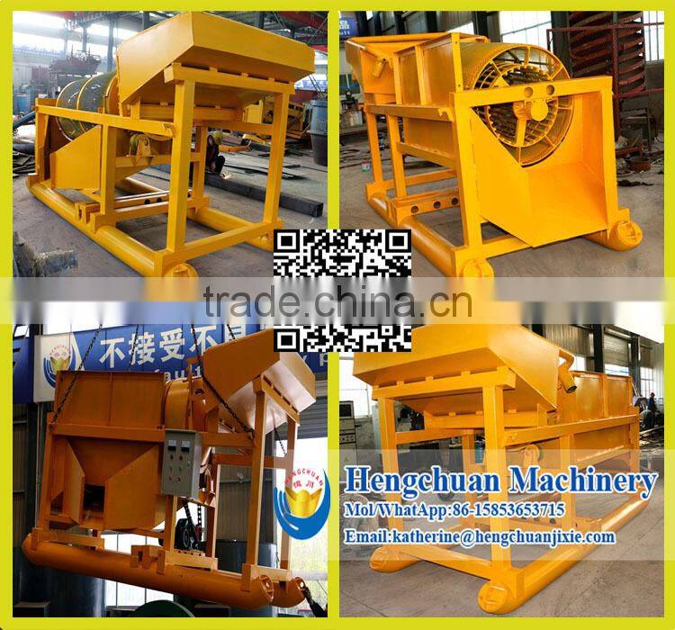 China New Product for 2016 Skid Type 10 Tons Per Hour Small Gold Trommel/Trommel Screener for Sale