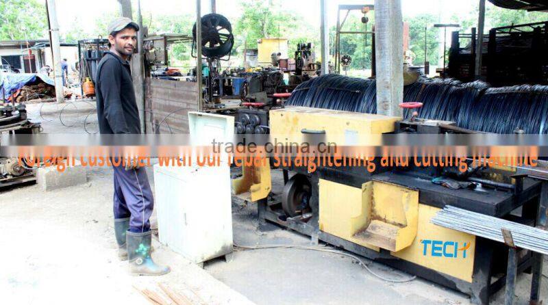 GTQ5-12 Heavy duty equipment construction steel bar straighten and cut off machine supplier