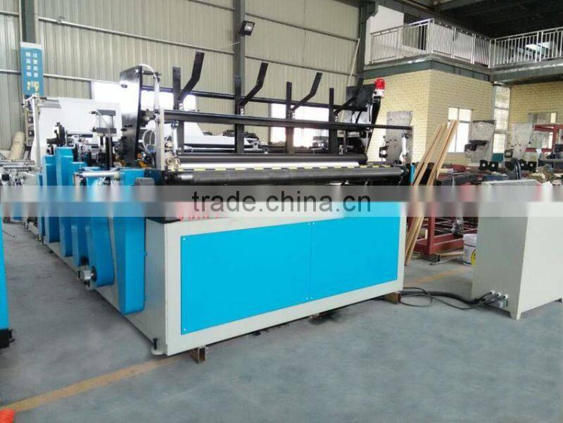 1092B PLC Fully Automatic Embossed & Perforating Tissue Roll Machine