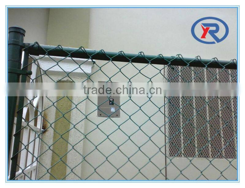 Alibaba China PVC coated chain link fence with good price or plastic chain link fence