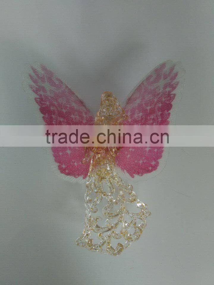2015 newest chrismas angel fiber optic chrismas angel led angel chrismas decoration angel color changing led angel gift angel