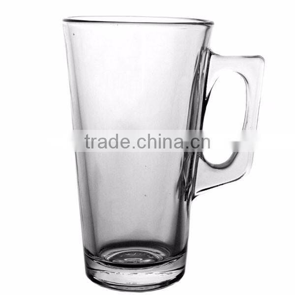 Glass Material and Mug Drinkware Type coffee mug with ear