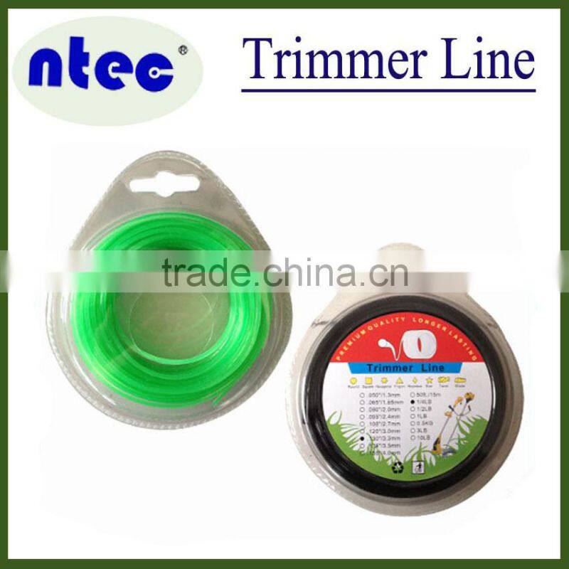 3.0MM Square Nylon Grass Trimmer Line with Blister/Dounut/Head Card