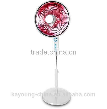 Popular high quality 2014 best selling stand fan shaped halogen heater and carbon fiber heater