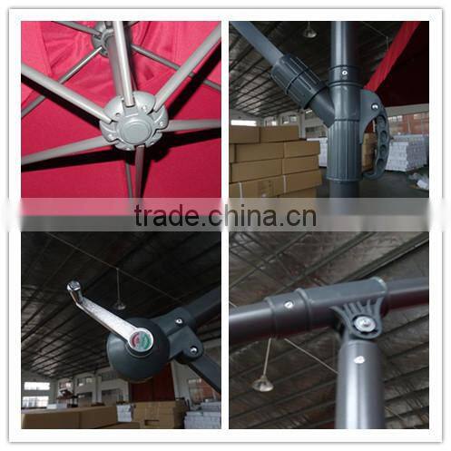 offset 10' cantilever hanging outdoor garden patio market umbrella parasol