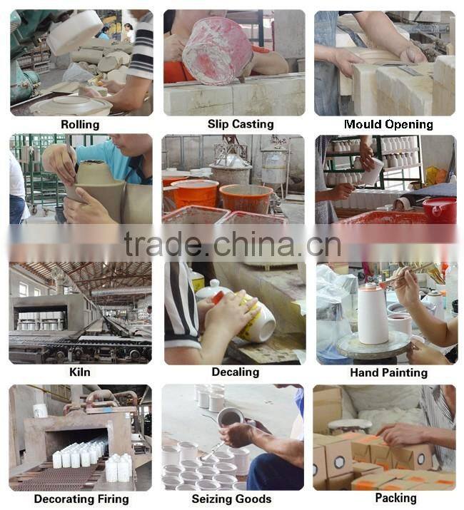 long slim red ceramic decorating vase for restaurant