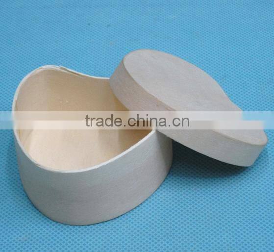 Lightweight Custom heart shape wood flower gift box