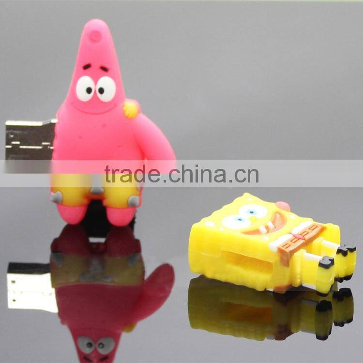 Creative gift usb shell Cute cartoon U disk shell