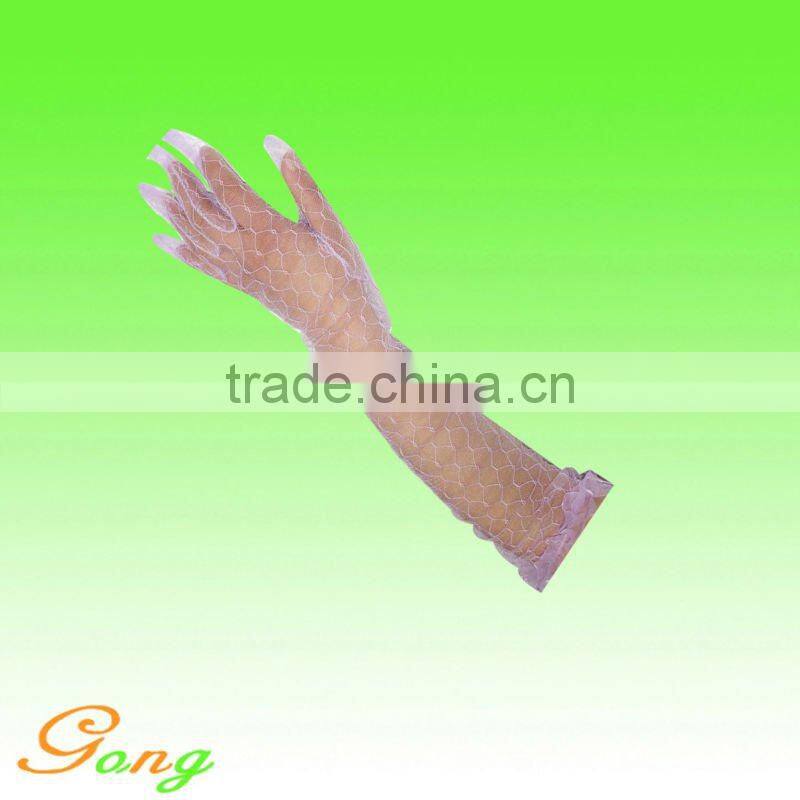 Hot sell party gloves with satin