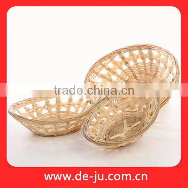 Handmade Knit Natural Bamboo Moses Basket