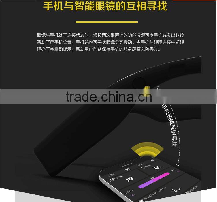 Fashion Bluetooth Smart Glasses APP Connect Glasses Step counting /Calls/Message Push No Wear sense Smart Glasses