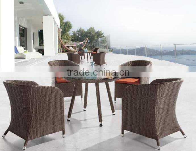2017 Sigma SGS tested quickest delivery UV-resistant cheap classic rattan dining table set