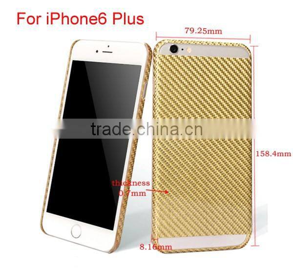 Carbon fiber back cover for iphone 6 carbon fiber case