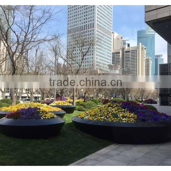 FO-366 Modern style rectangle fiberglass flower pot