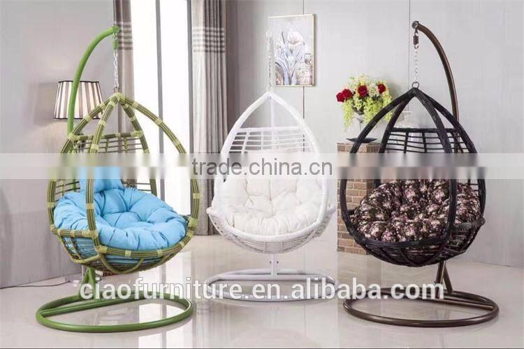 Cacoon hanging chair for retail