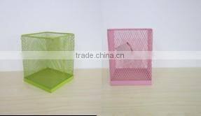 2016 Office storage Metal Hollow Out Pen Holder / Iron Pen holder Wholesales