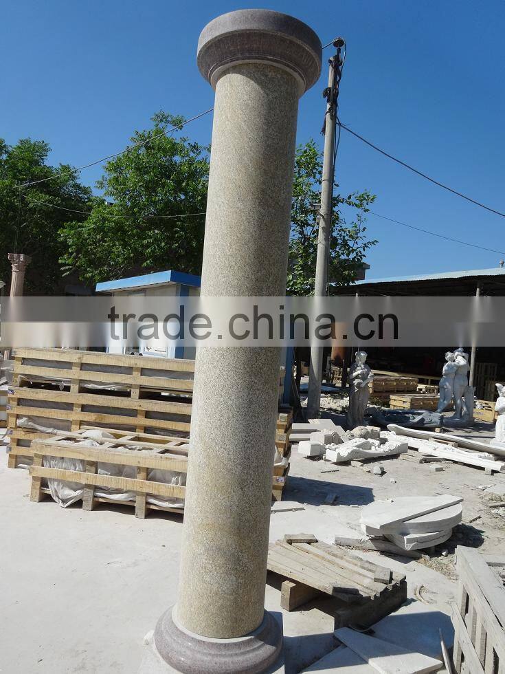 White marble outdoor decorative Roman column pillar for sell