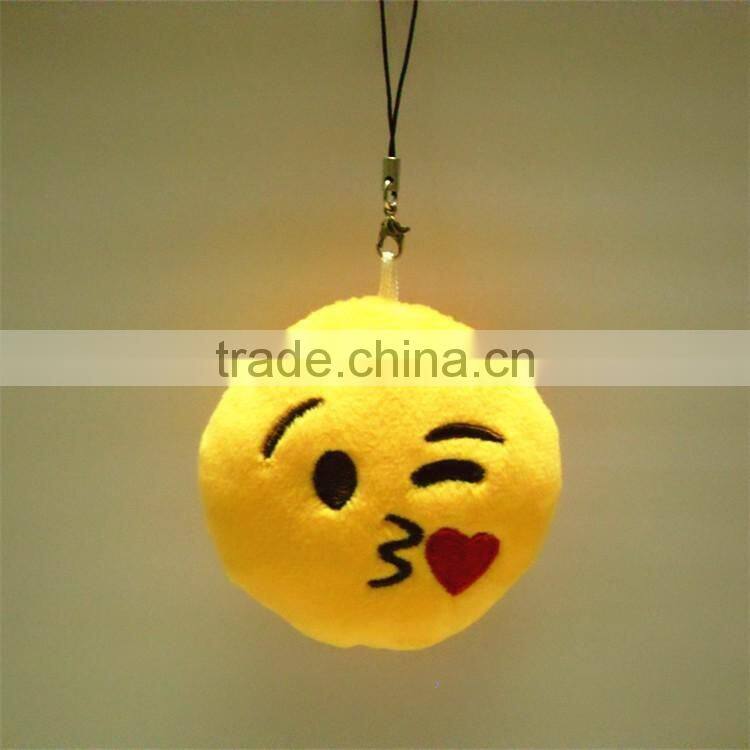 Emoji Small Pendant Smiley Plush Keychain Toy
