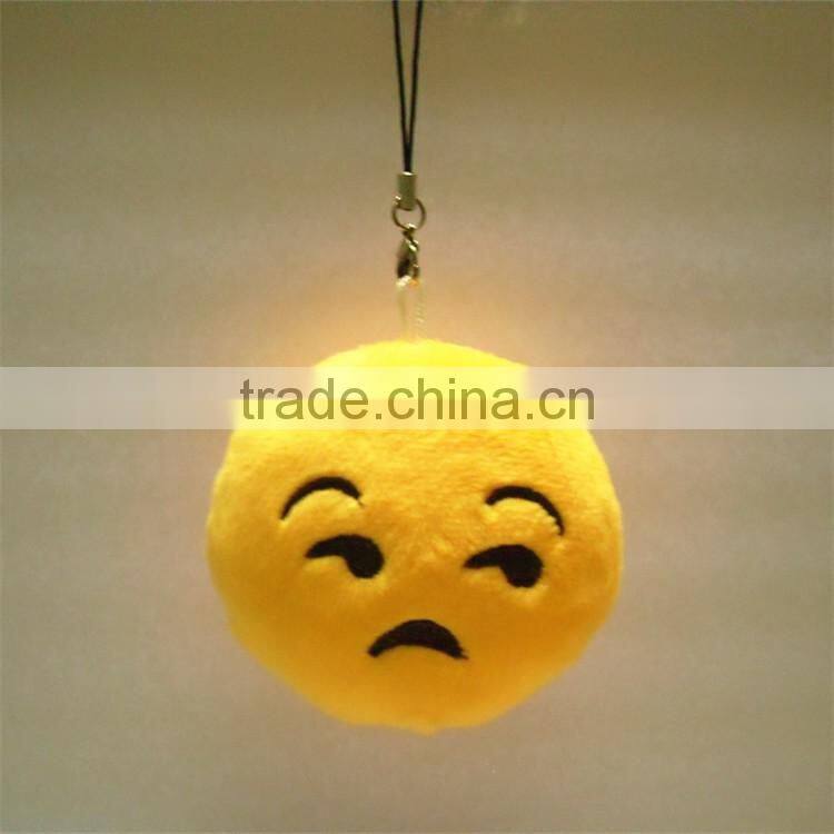 Emoji Small Pendant Smiley Plush Keychain Toy