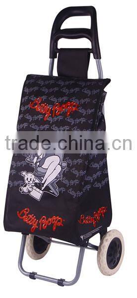 New Design Metal Tube Foldable Shopping Trolley Bag