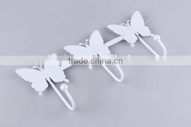 Butterfly shape iron hook