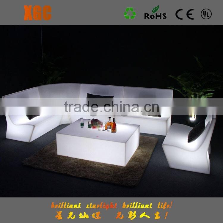 Color Changing Cofee table Lighted up led bar table cocktail table