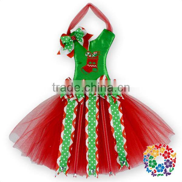 New Christmas Items Christmas Tree Hair Bow Holder ,Christmas Red Green White Snowflake Tutu Bow Holders