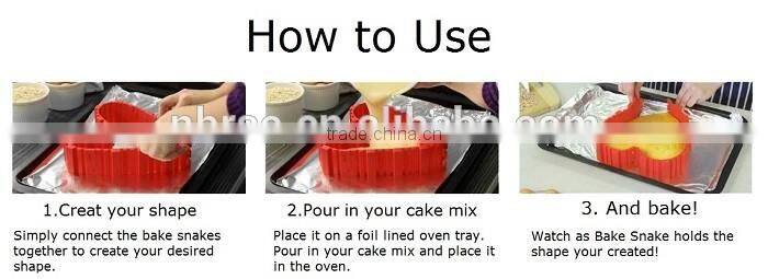 NBRSC DIY Bake Snake Kitchenware Baking Silicone Cake Mould