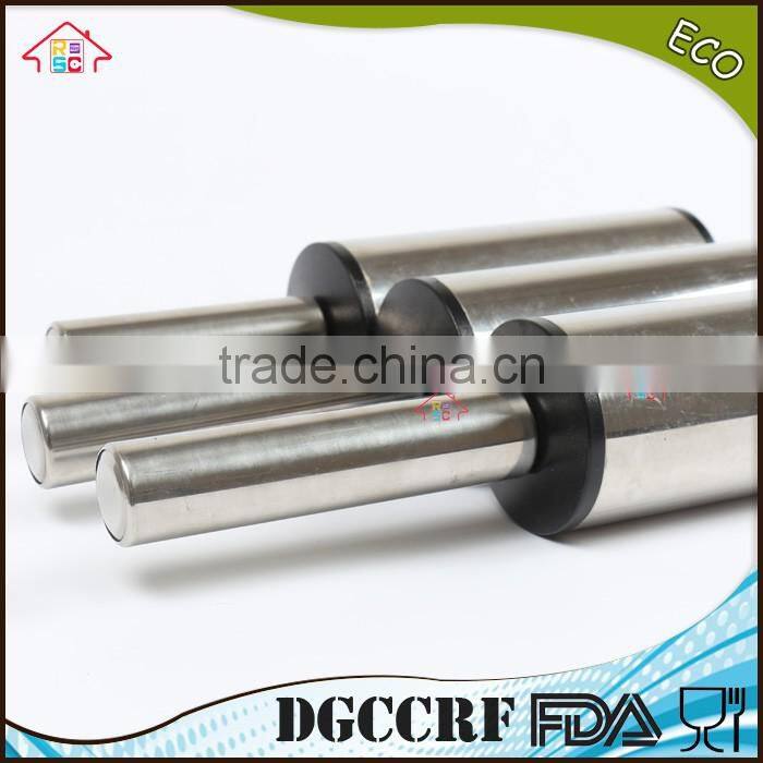 NBRSC OEM/ODM customized size Non stick stainless steel Rolling Pin with plastic core for Kids
