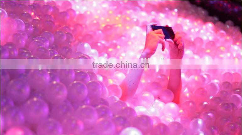 Water pool party decoration cheap plastic ping pong ball