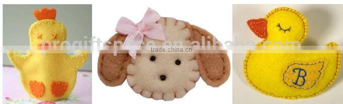 2017 new products hot promotional item handmade fabric kid craft home ornament wholesale alibaba gifts felt decorative grey wolf