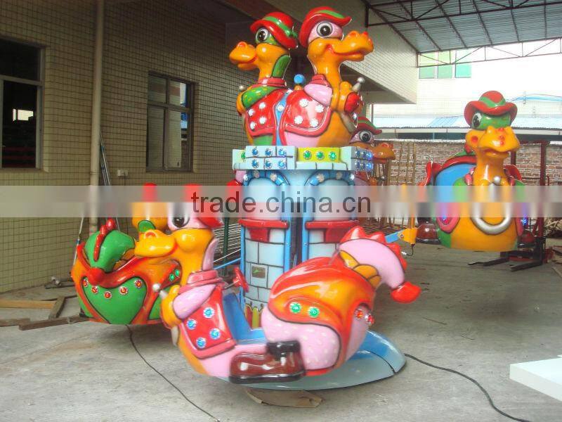 2013 Cartoon Dinosaur carousel amusement park toy ,playground rotating machine LT-1030B
