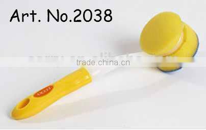 2014 New design bowl window cleaning brush plastic handle