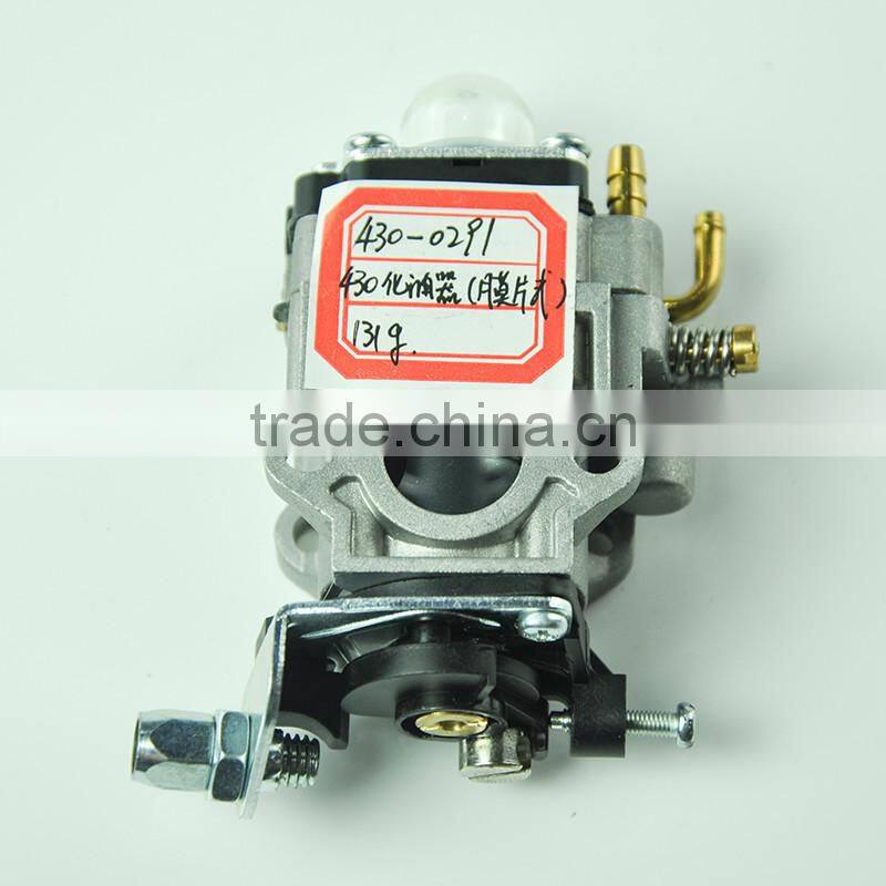 LOW PRICE GOOD QUALITY GASOLINE PETROL BRUSH CUTTER 430 CHINA CARBURETOR