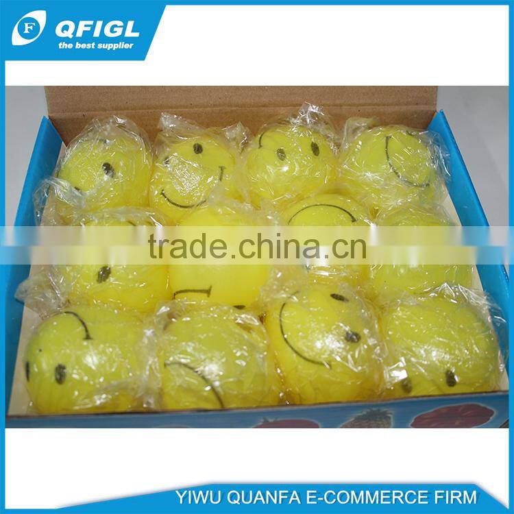 Wholesale cheap 5cm soft PU emoji squishy foam ball for kids or vending machine