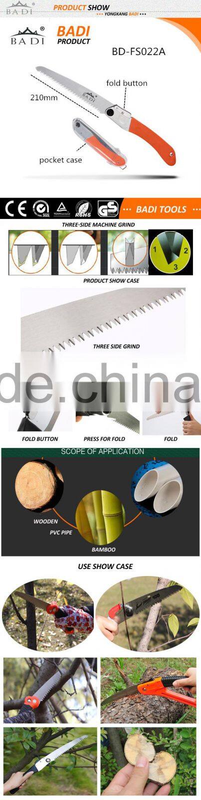 Durable Tree Cutting Saw Blade Folding Saw