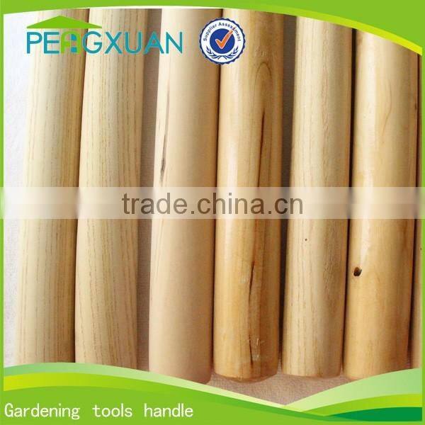 Cheap sell 75cm or 90cm wooden hoe handle to gardening used