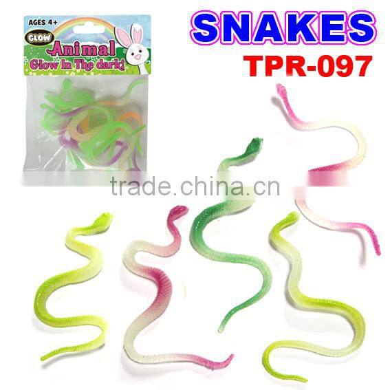 Halloween Soft Plastic Stretchy Snakes Toys