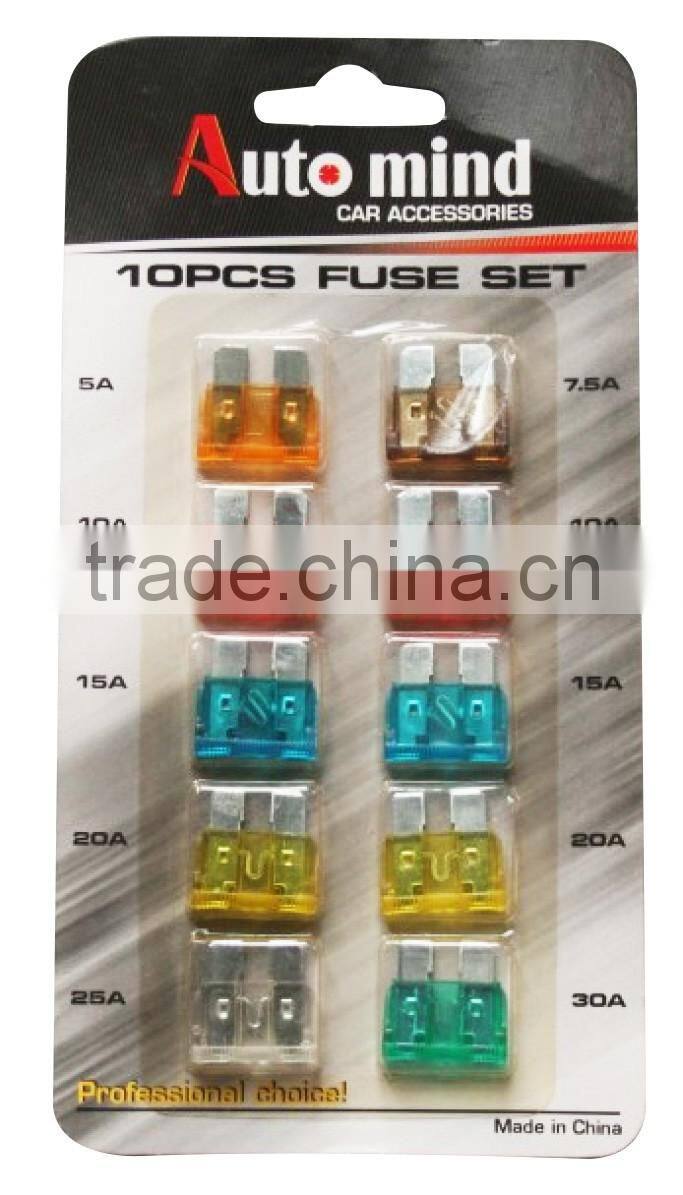 10PCS Auto Fuse Car Fuse Set