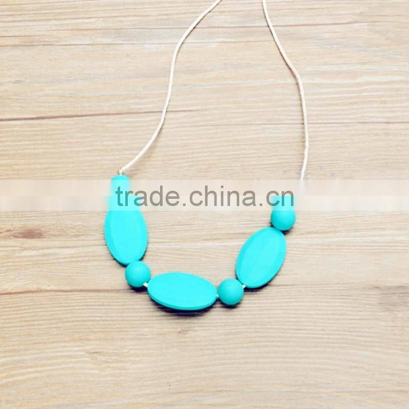 Safe jewelry Teething Necklace for mom and baby Teether Baby gift